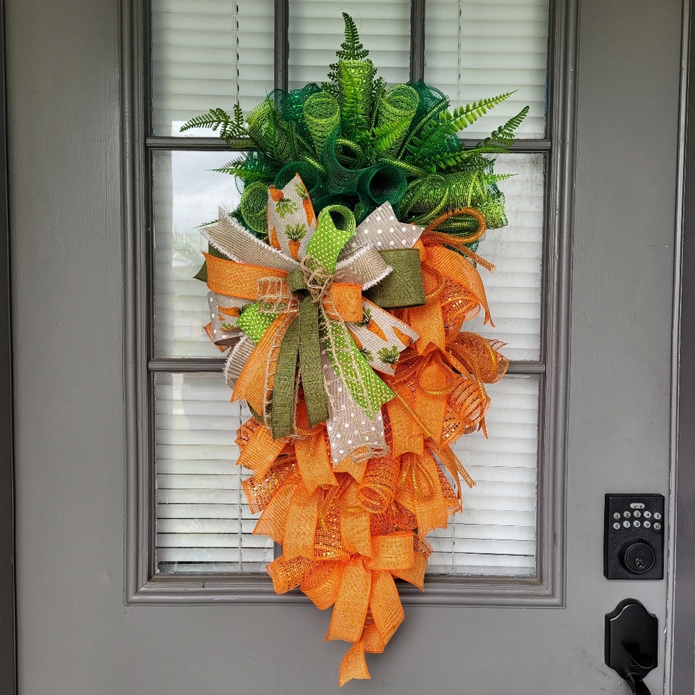 Carrot Wreath | Spring wreath | Easter Wreath